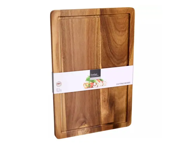 Επιφάνεια Κοπής Excellent Houseware από Ξύλο Ακακίας με διαστάσεις 37x25x1.6cm 784630190 3