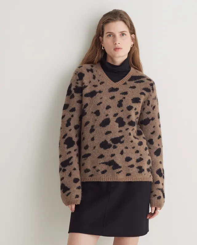 YERSE SWEATER (43581-BROWN) - L 2