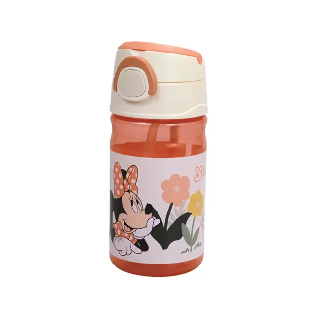 Gim Παγούρι Πλαστικό με Καλαμάκι 350ml Minnie (553-05204)