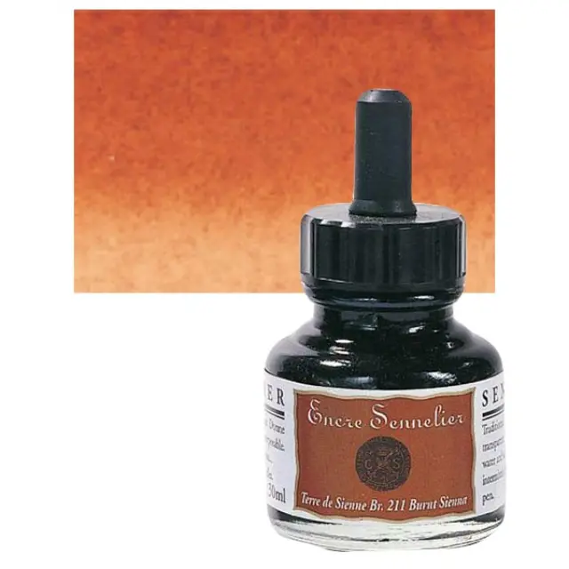 Μελάνι Sennelier - 211 Burnt Sienna - 30ml