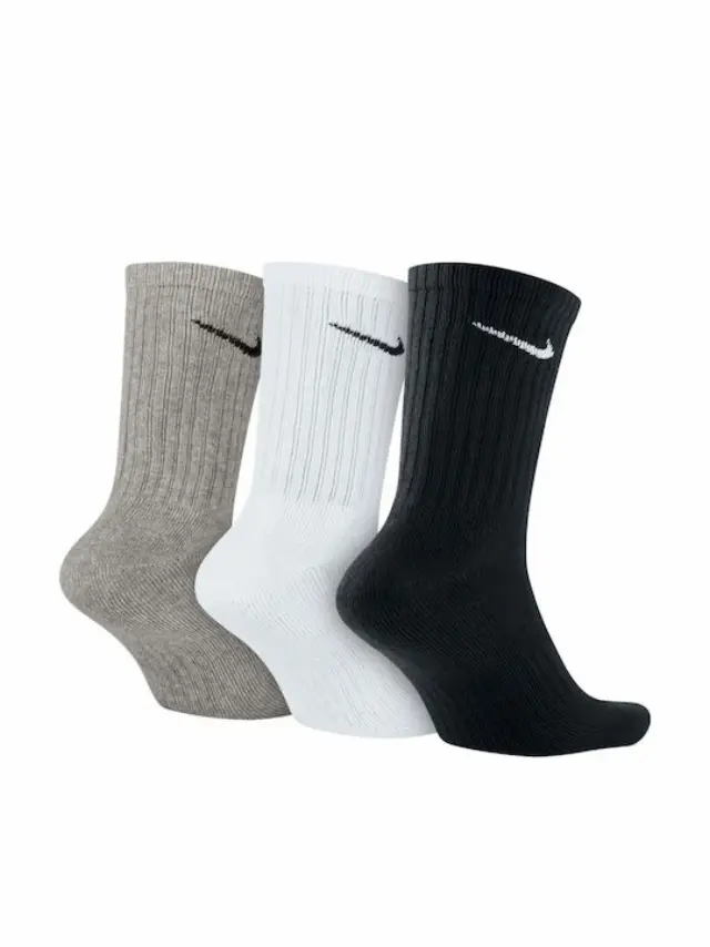 Nike CREW Αθλητικές Κάλτσες Χοντρες Πολύχρωμες 3 Ζεύγη - 38-42 2