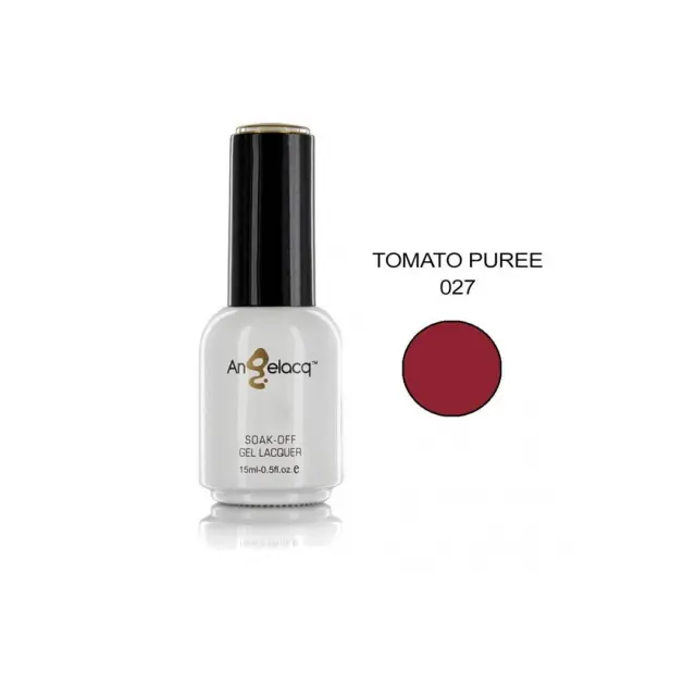 Ημιμόνιμο επαγγελματικό βερνίκι ANGELACQ 15ML - 0.5FL.OZ 027 Tomato Puree