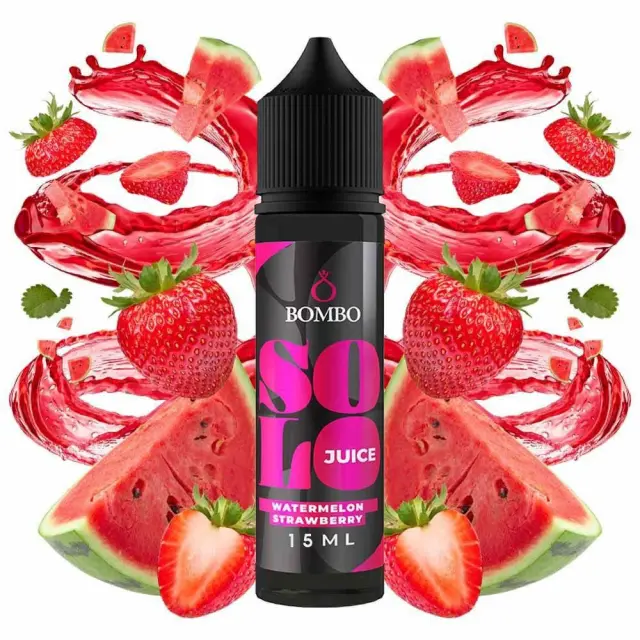 Bombo Flavor Shot Solo Juice Watermelon Strawberry 15ml/60ml 60ml