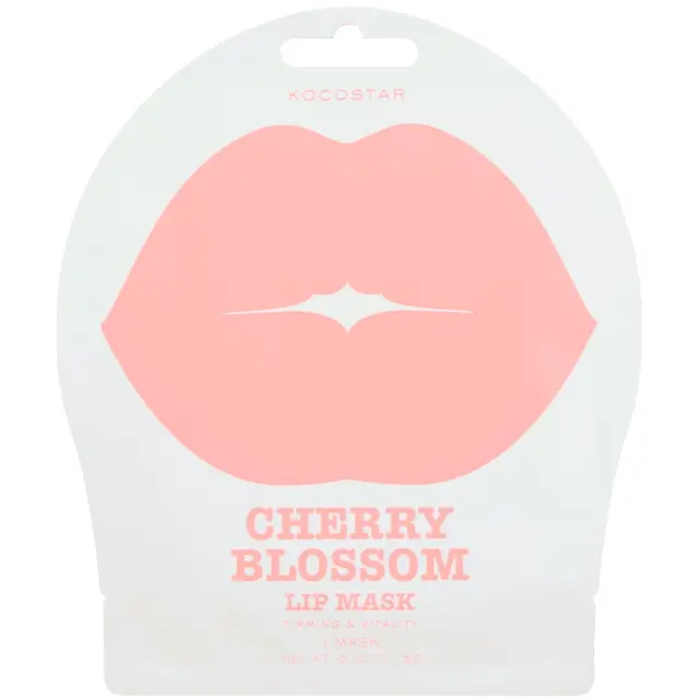 KOCOSTAR Cherry Blossom Lip Mask Επίθεμα Υδρογέλης για Σύσφιξη και Περιποίηση Χειλιών 3g