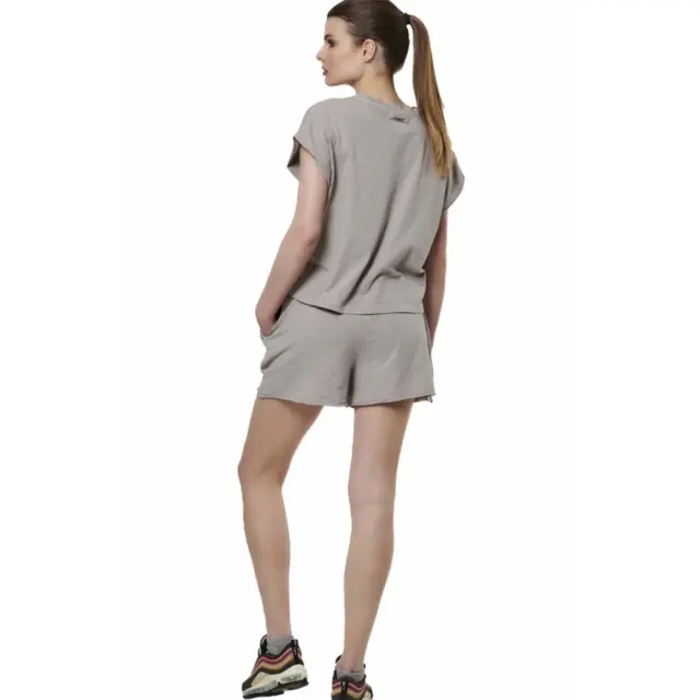 Body Action Women's Natural Dye Slub Sleeveless Top Γκρι 041518-03 (Body Action) 3