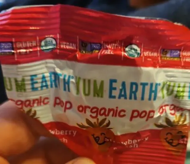 YumEarth Organic Pops Βιολογικό Γλειφιτζούρι Ροδάκινο, 1τμχ