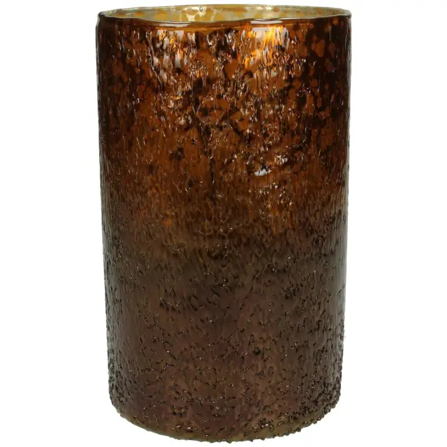 Κηροπήγιο Amber Γυαλί 12x12x20cm