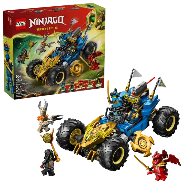 LEGO® Ninjago Jay's Transforming Car για 8+ Ετών 387τμχ - 71856 2