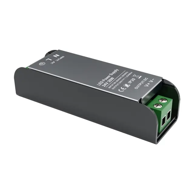 LED CV METAL DRIVER 30W 230V AC- 24V DC 1,25A IP20 5YRS 94X25X20MM / SL30CV24