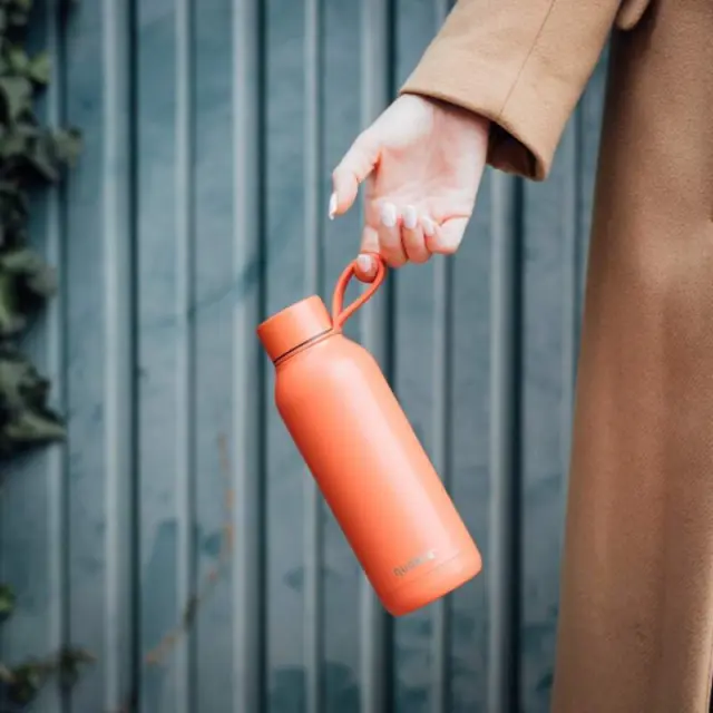 Quokka Solid Μπουκάλι Θερμός Ανοξείδωτο 510ml Orange με Επιστόμιο -40187 2