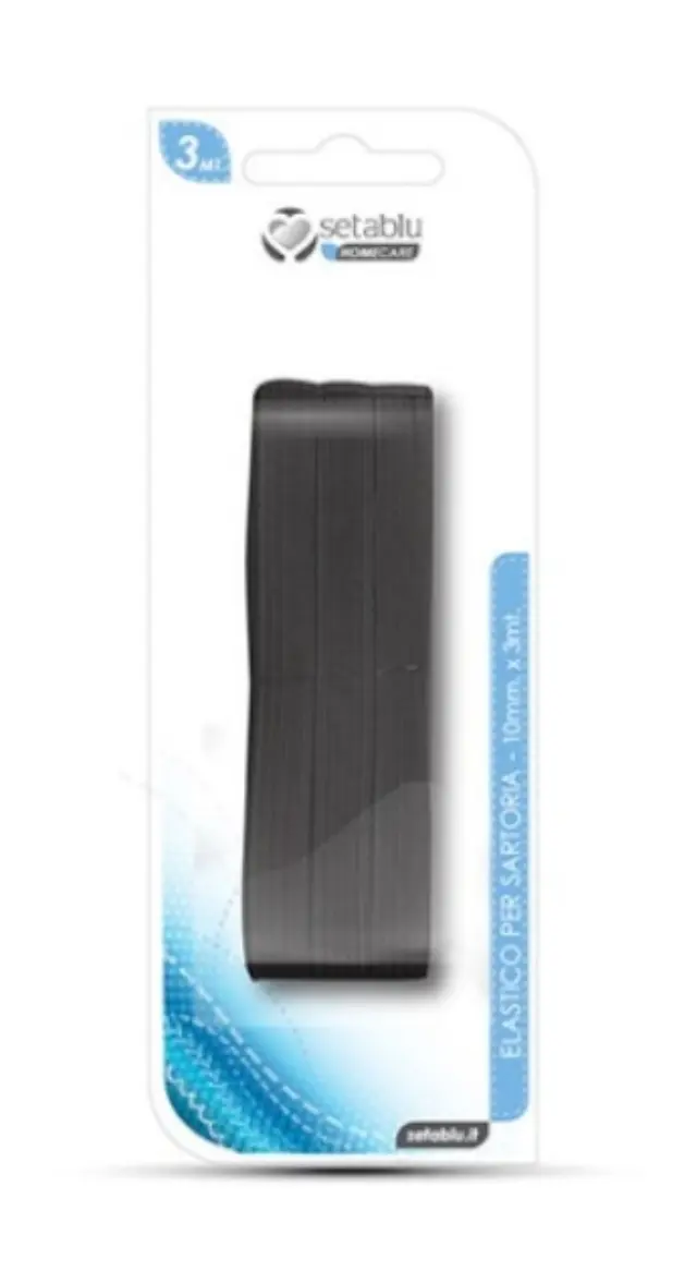 Setablu Μαύρο Λάστιχο Για Ράψιμο 10mm x 3m
