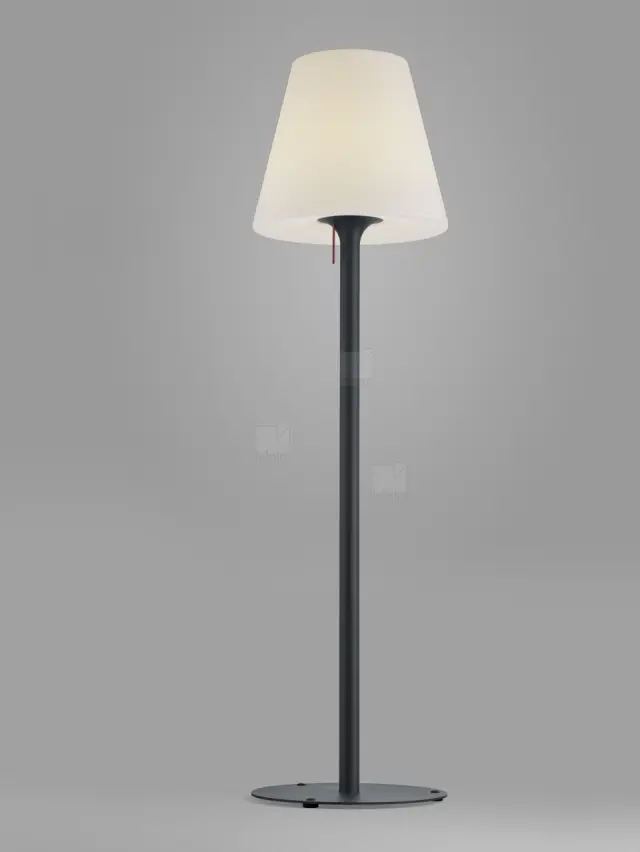 MORIS-XL Φωτιστικό Δαπέδου Εξωτερικού Χώρου IP44 Γραφίτη Άσπρο Γραφίτης