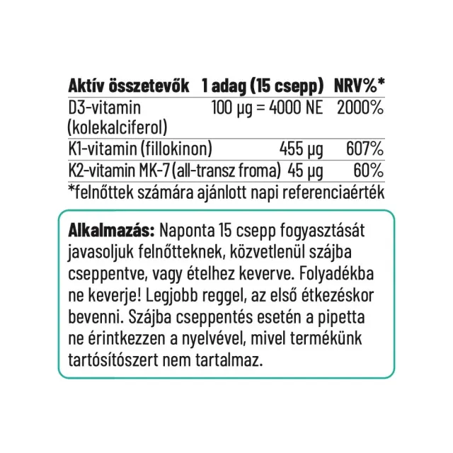 Nordvital D3+K2 Drops 2