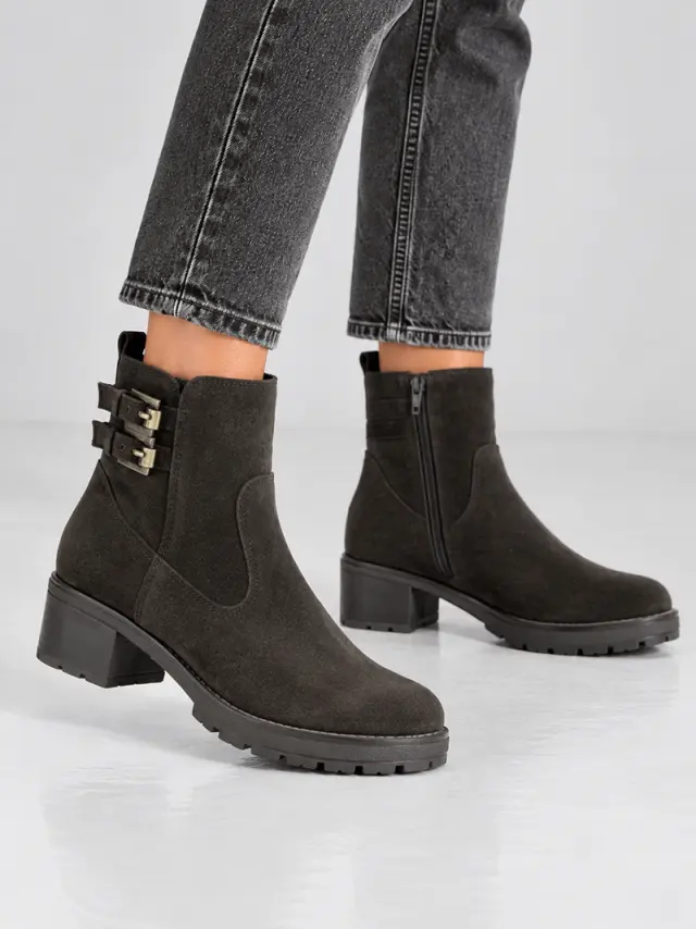Gabor Μποτάκια Γυναικείο δέρμα Nubuck Καφέ GAB/801102 006-MOCCA - 40 2