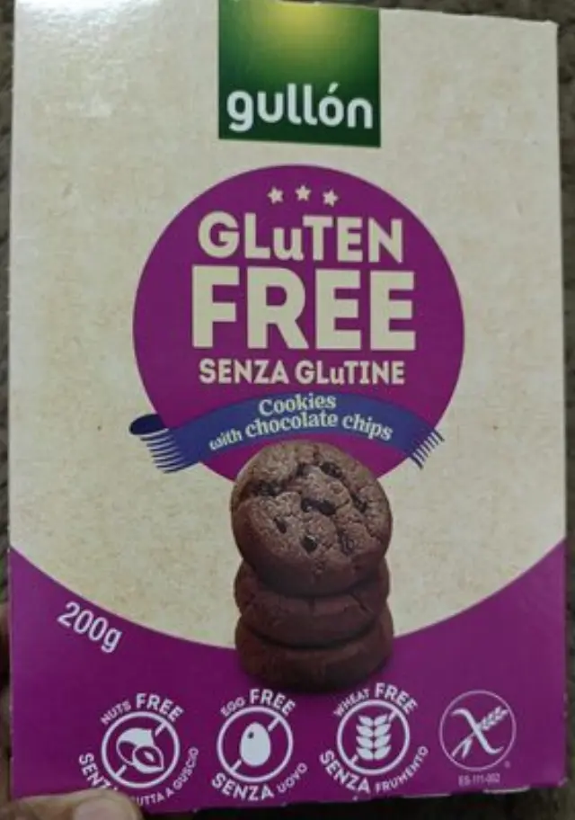 Gullon Gluten Free Chocolate Chip Cookies 200gr