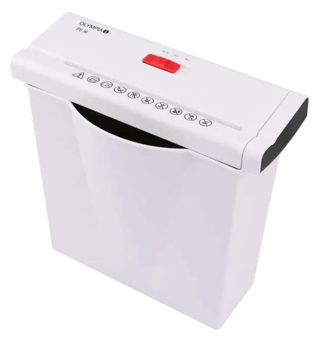 Καταστροφέας Εγγράφων P2 6xA4 7lt Λευκό OLYMPIA PS 36 3