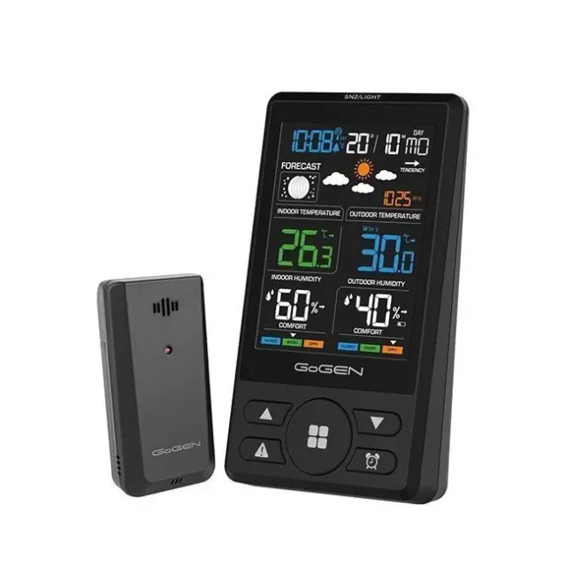 GoGEN Μετεωρολογικός Σταθμός ME1250B Black (GOG-ME1250B)