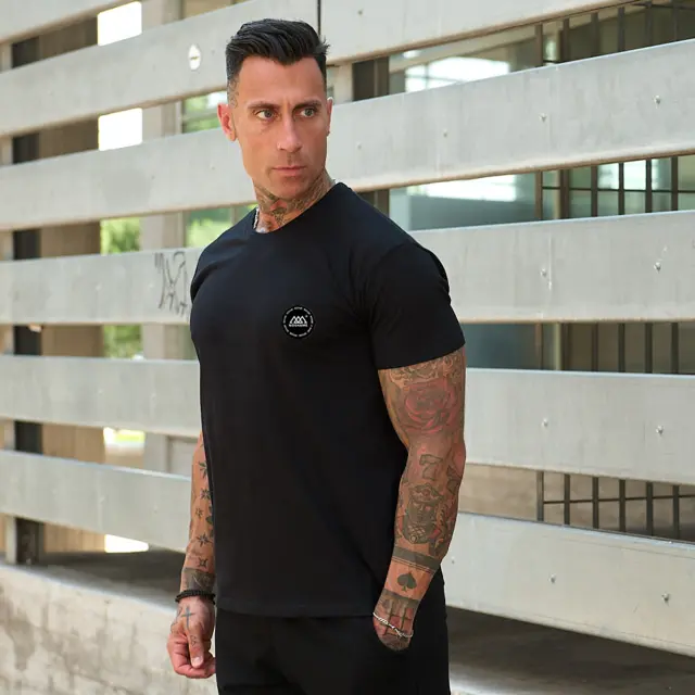 T-shirt Noshame® Μαύρο με patch - 142528 - XXL