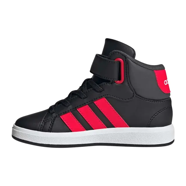 adidas Sportswear Kids Grand Court Mid K Μαύρο - Κόκκινο JR0801 (adidas Sportswear) 2