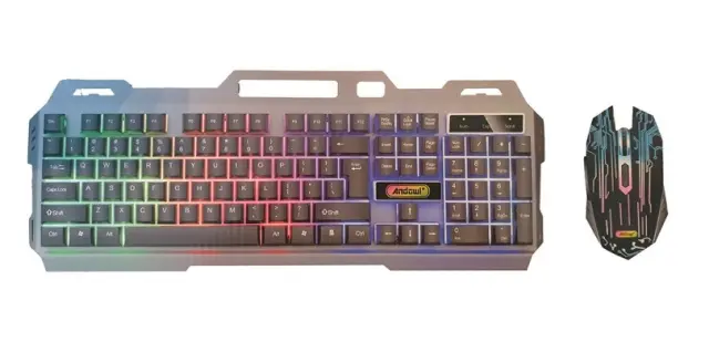 Ενσύρματο πληκτρολόγιο και ποντίκι Gaming - Keyboard Q808 Andowl