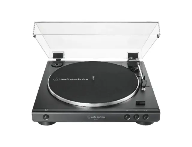Αυτόματο Πικάπ Audio Technica AT-LP60x με belt drive, προενισχυτή και ταχύτητες 33-1/3, 45 RPM