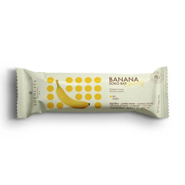 Agapitos Banana Sokocrunch Bar 50gr