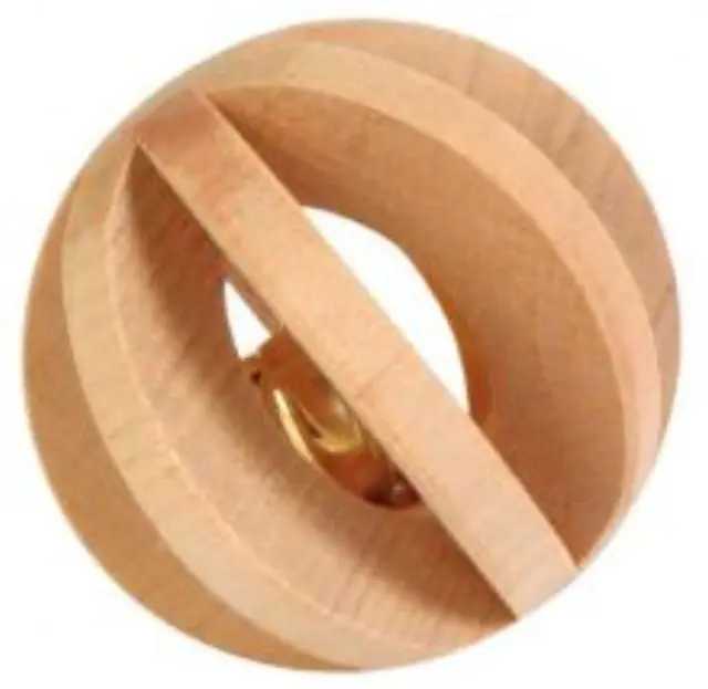 Trixie Μπάλα Ξύλινη με Κουδούνι 6cm 2