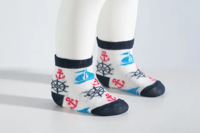 Socks Baby Ancher Μαύρο