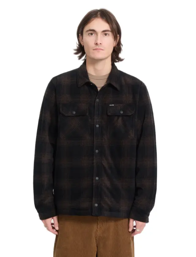 Volcom Bowered II Fleece Shirt ανδρικό overshirt πουκάμισο με επένδυση A5832601-1