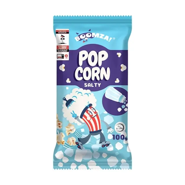 Boomza Pop Corn για φούρνο μικροκυμάτων με αλάτι 100gr