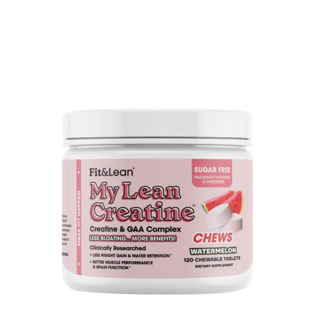 Fit & Lean My Lean Creatine Watermelon, 120 Chewables