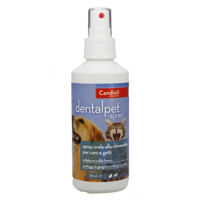 Candioli Dental Pet Spray 125 ml Στοματικό Διάλυμα Χωριτικότητα 118ml