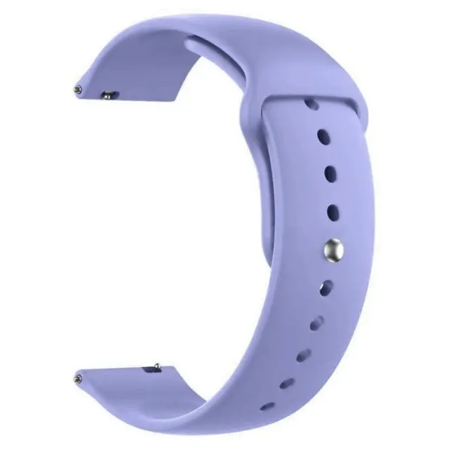 Pure Colour Λουράκι για Smartwatch 22mm-Purple OEM