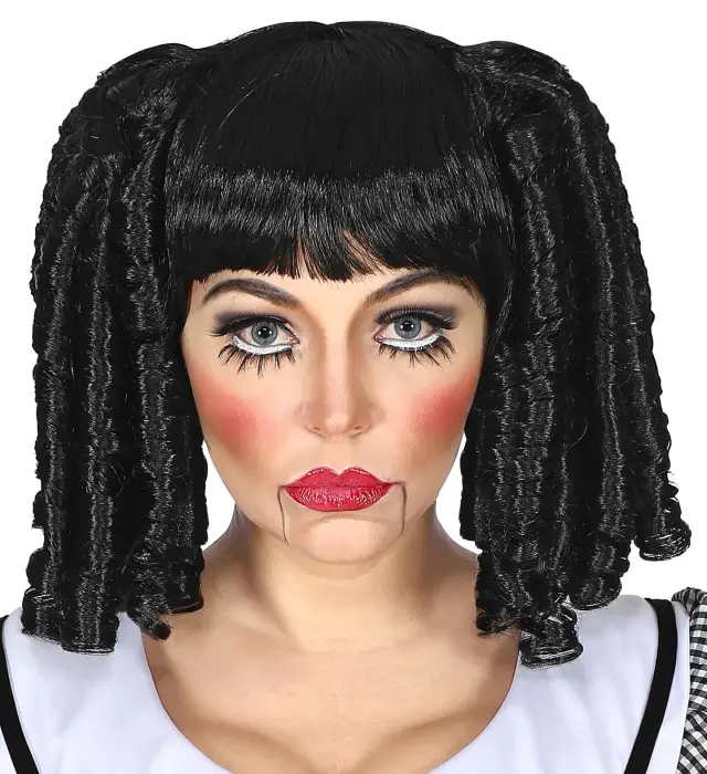 Αποκριάτικο Αξεσουάρ Περούκα Doll (Widmann) (W-01506)