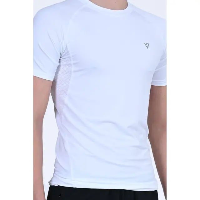 Magnetic North Compression S/S T-Shirt (50027-White) - Λευκό 3