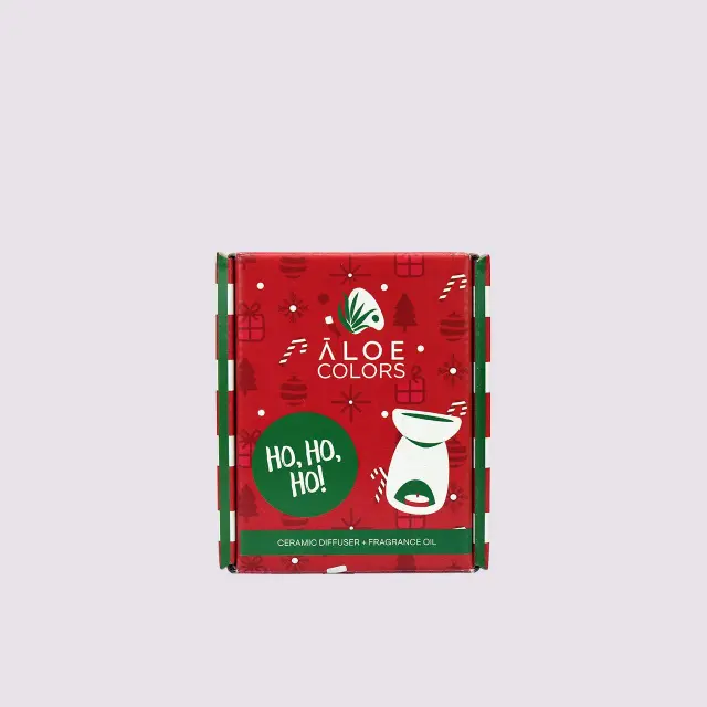 Aloe Colors Ho Ho Ho! Gift Set Ceramic Diffuser Σετ με Κεραμικό Αρωματοποιητή, 1τεμ + Αρωματικό Λάδι, 10ml, 1σετ