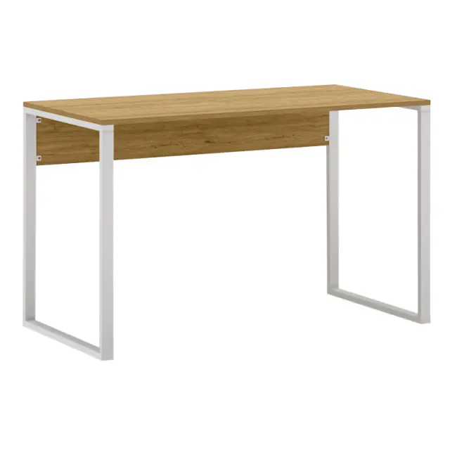 Γραφείο εργασίας Inna Megapap χρώμα sapphire oak - λευκό 100x60x75εκ. 3