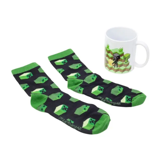 Σετ κεραμική Κούπα 325ml & Κάλτσες (size 31-38) Minecraft Set Mug & Kids Socks 88144 2