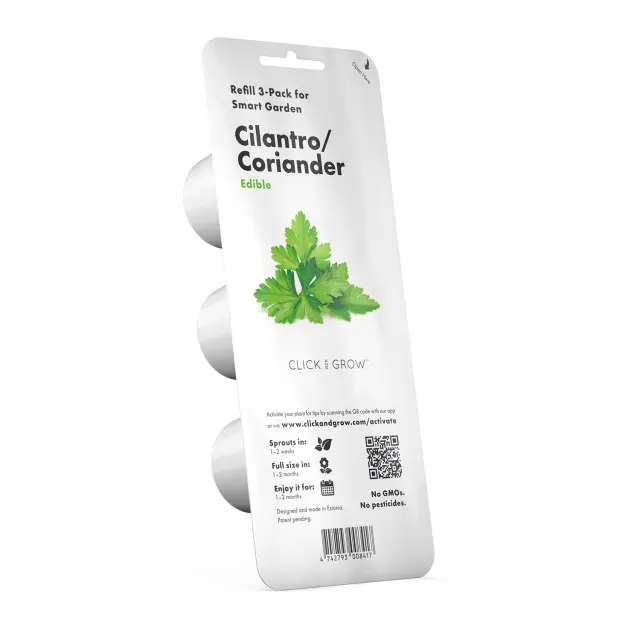 Click and Grow Συσκευασία Σπόρων με Χώμα, για Κόλιανδρο - 3τμχ