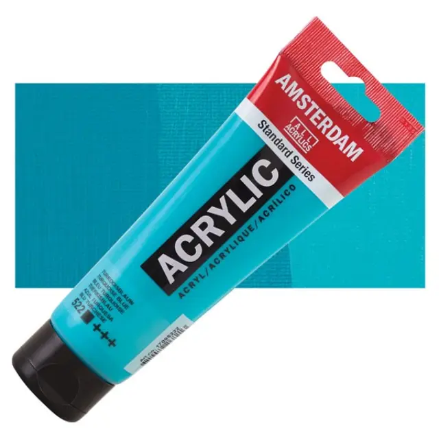 Ακρυλικό Talens Amsterdam 522 Turquoise Blue - 120ml