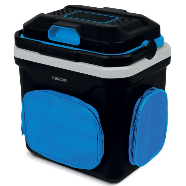Φορητό Ψυγείο Cooler Sencor SCM 3224BL-EUE4 24L με Λειτουργία Ψύξης - Θέρμανσης Λαβή Μεταφοράς και Πλαϊνές Θήκες