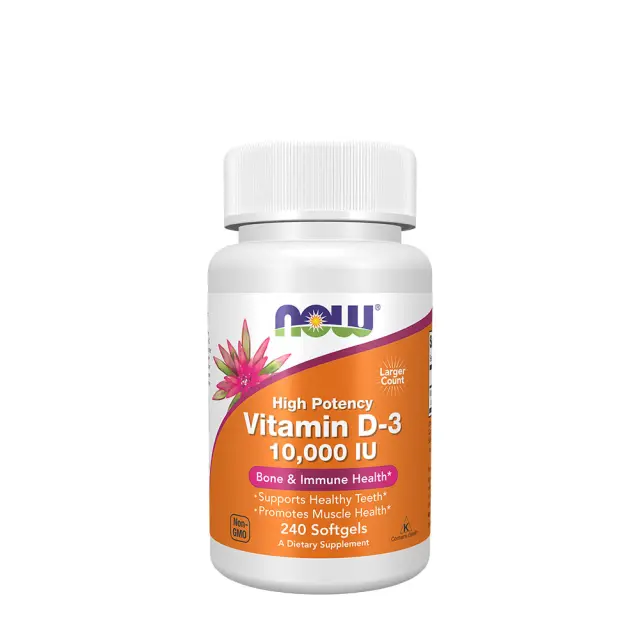 Now Foods Vitamin D-3 10,000 IU 240 Softgels