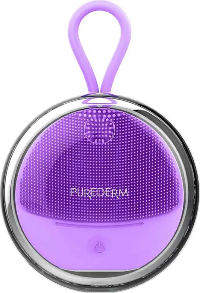Purederm Travel Brush For Facial Cleansing Βούρτσα Προσώπου - Lavender
