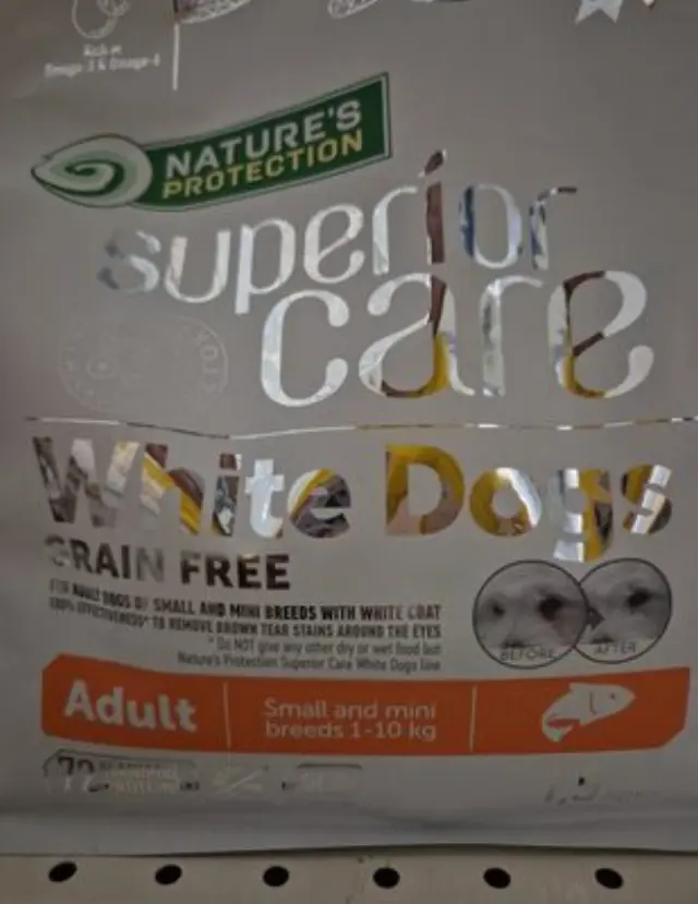 Nature's Protection Superior Care White Dogs Grain Free Adult Small & Mini Salmon για Μικρόσωμα με Σολομό 1.5kg