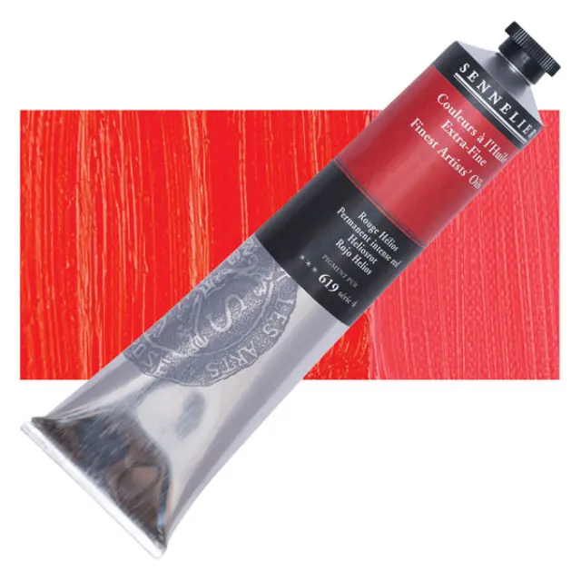Sennelier Λάδι Finest Artists Oil 619 Permanent Intense Red - 200ml
