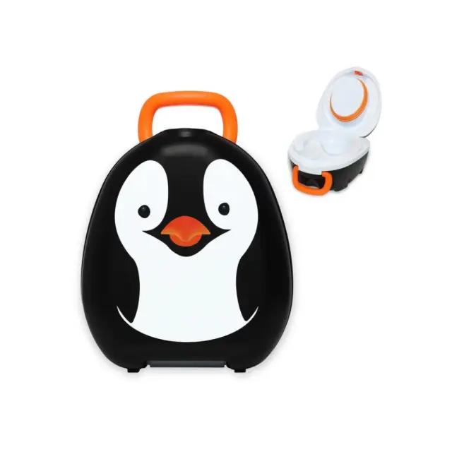 MYCARRYPOTTY My Carry Potty - Γιογιό - Πιγκουϊνάκι άσπρο/μαύρο