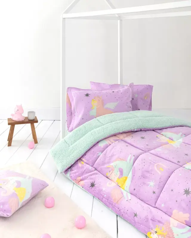 Nima Kids Κουβέρτα/Πάπλωμα Μονό 160x220 - Starlina Λιλά, Μωβ