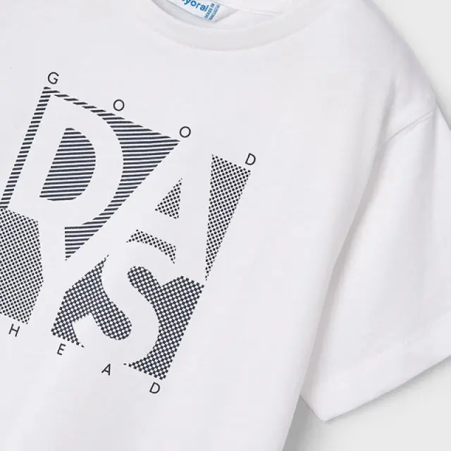 Mini 2 έως 10 ετών Μπλούζα Better Cotton λευκό - 8Ε 2