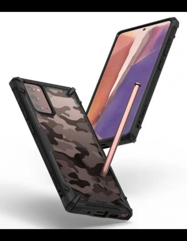 Ringke Fusion-X Σκληρή Θήκη με TPU Bumper για Samsung Galaxy Note 20 -Camouflage 2
