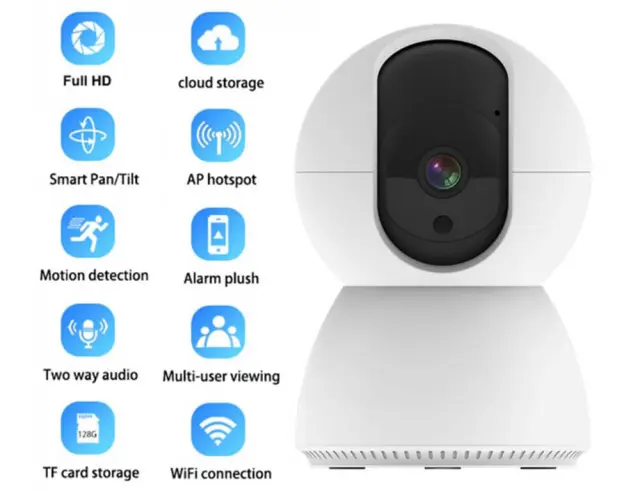 Ασύρματη Smart IP Κάμερα (GN-XMS20-W300) με αμφίδρομη επικοινωνία - 3ΜP - Νυχτερινή Λήψη - MicroSD, WiFiGN-XMS20-W300